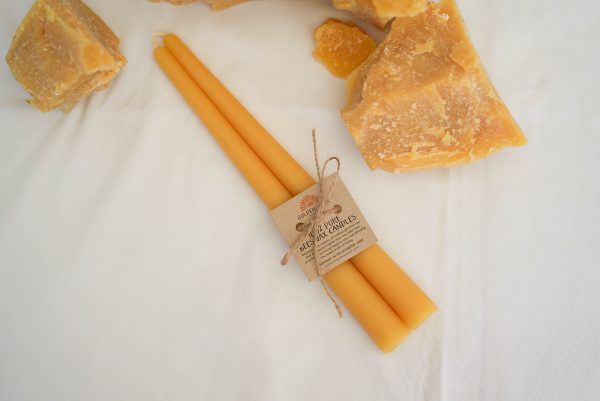 10" Taper Beeswax Candles - 2pk - Image 6