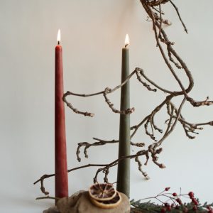 Herbal Infused Beeswax Candles