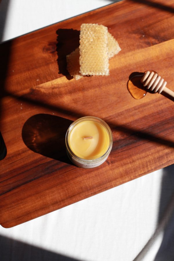 Pure Beeswax Jar Candle 6oz