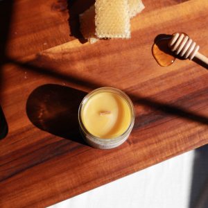 Pure Beeswax Jar Candle 6oz
