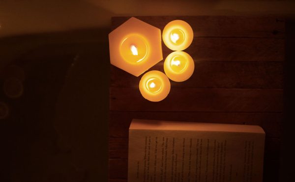 Votive Beeswax Candle - 3pk - Image 4