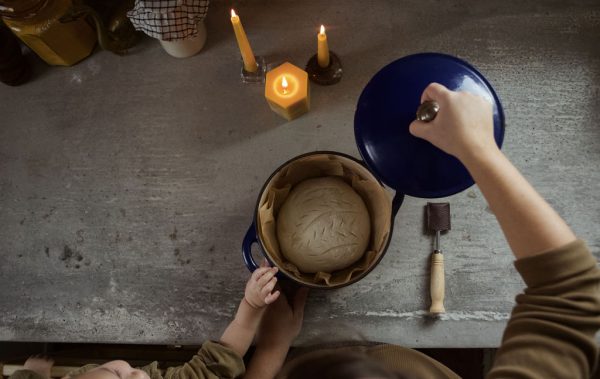 Hexagon 3" Pillar Beeswax Candle - Image 2