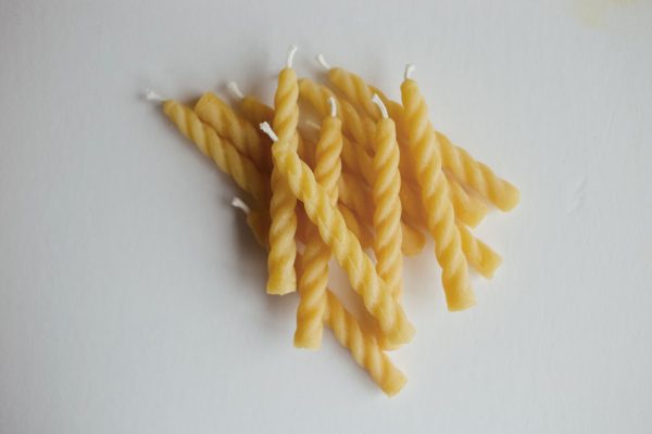 3" Birthday Beeswax Candles - 12pk