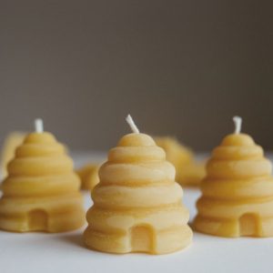 Beehive Beeswax Candle - 3pk
