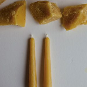 6" Taper Beeswax Candles - 2pk