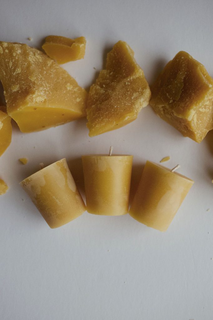 Votive Beeswax Candle - 3pk