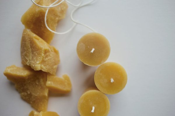 Votive Beeswax Candle - 3pk - Image 5